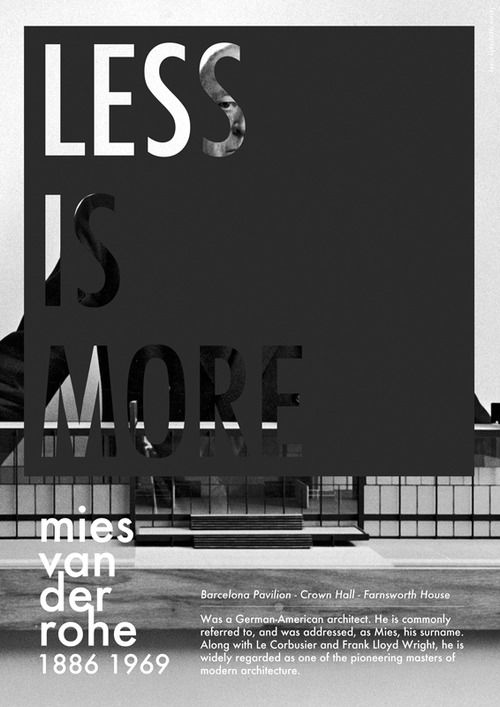 Less is more - minimalism